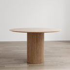 Ivar Round Dining Table, Oak Or Walnut - Joe’s Haven