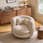 Nova Swivel Armchair, Boucle - Joe’s Haven