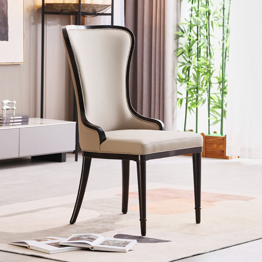 Inoue High Back Dining Chair, Leather - Joe’s Haven