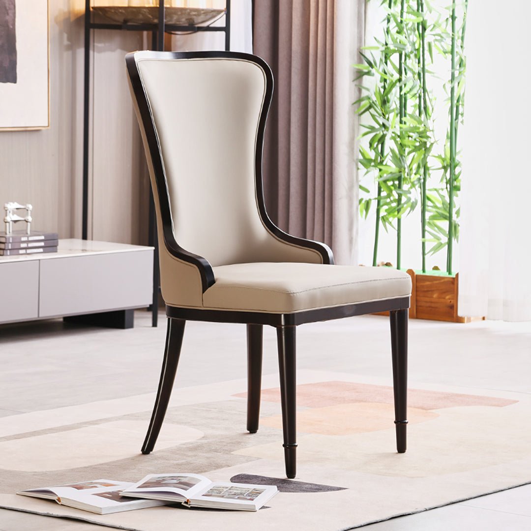 Inoue High Back Dining Chair, Leather - Joe’s Haven