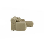 Khatri Three Seater Corner Sofa, Chenille - Joe’s Haven