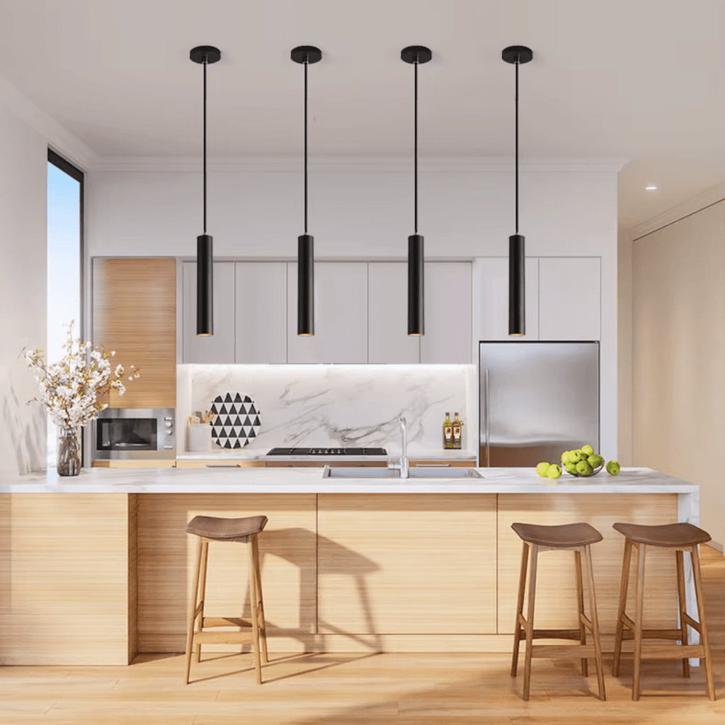Trip Black Pendant Light - Adjustable Minimal Bedroom Lighting - Joe’s Haven