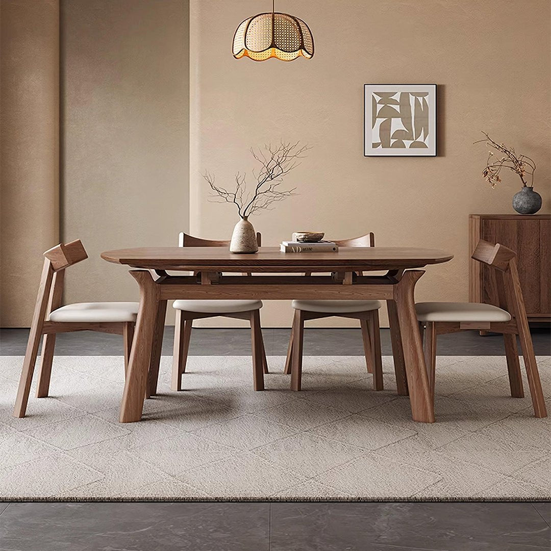 Aitken Round Folding Dining Table, Solid Wood - Joe’s Haven