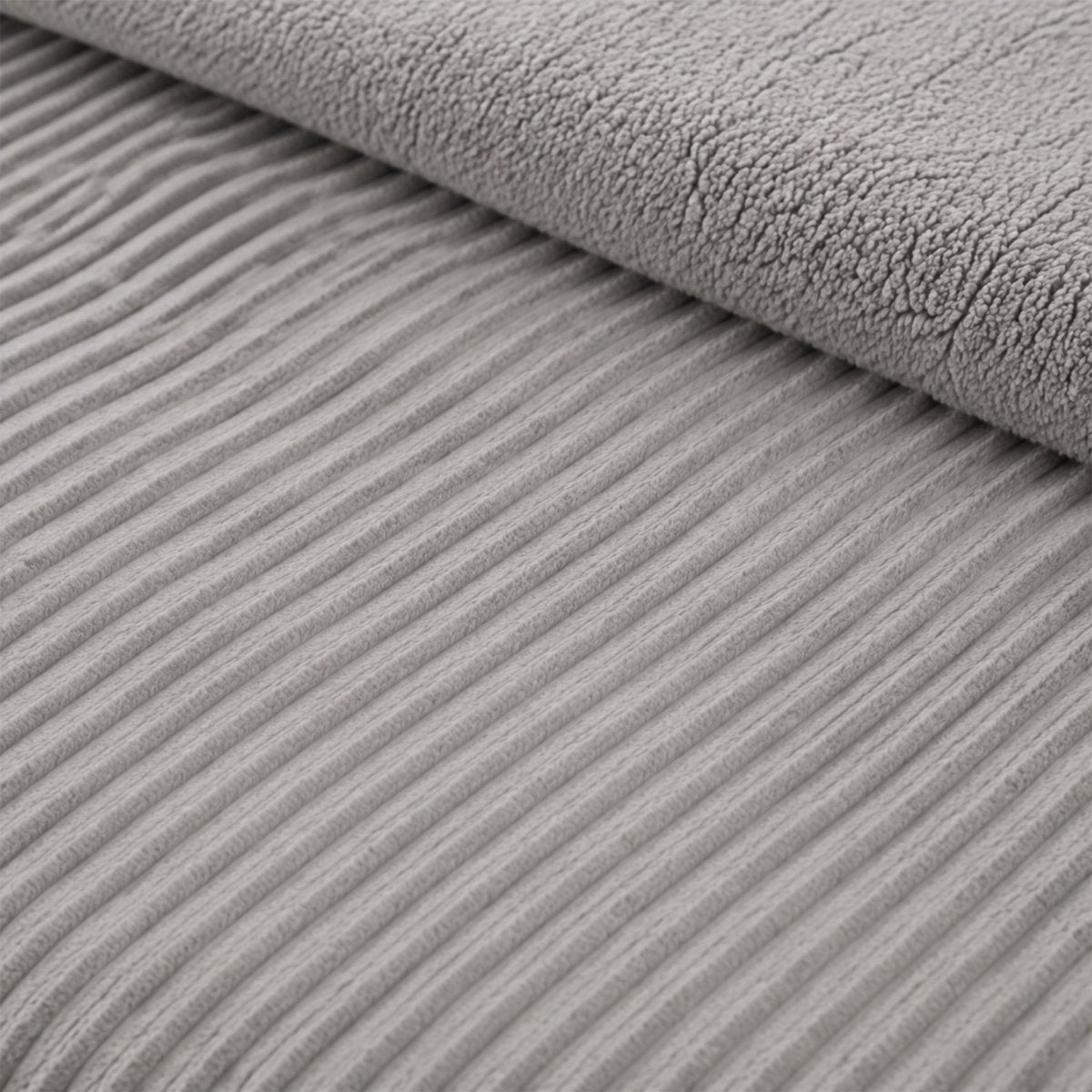 OLIVIA ROCCO Ribbed Fleece Reversible Teddy Duvet Set OEKO-TEX Certified Multiple Sizes - Joe’s Haven