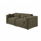 Makhmudov Loveseat Sofa, Two Seater Sofa, Velvet - Joe’s Haven