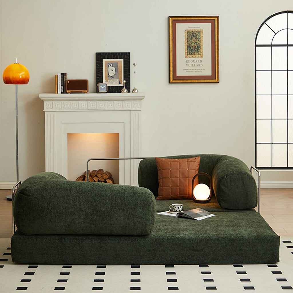 Yamada Foldable Lazy Sofa Bed, Corduroy - Joe’s Haven