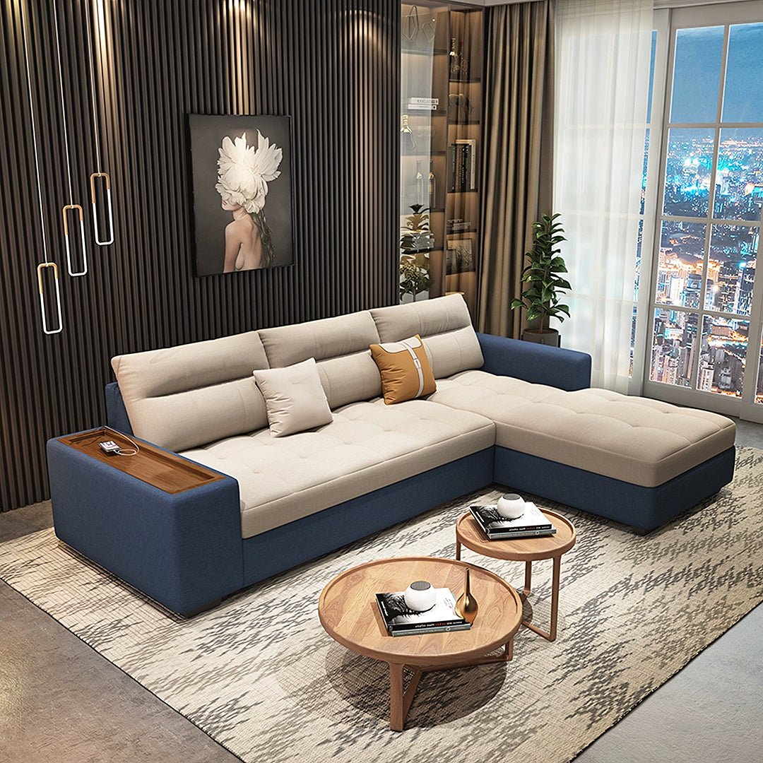 Lobo Sectional Sofa With Storage, Chaise Lounge Sofa Bed - Joe’s Haven