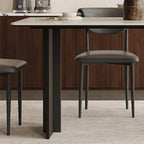 Hasegawa Dining Table, Sintered Stone With Black Legs - Joe’s Haven