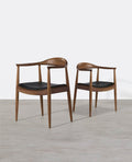 A Set of Classic Kennedy Style Dining Chairs, Oak - Joe’s Haven