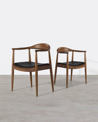 A Set of Classic Kennedy Style Dining Chairs, Oak - Joe’s Haven