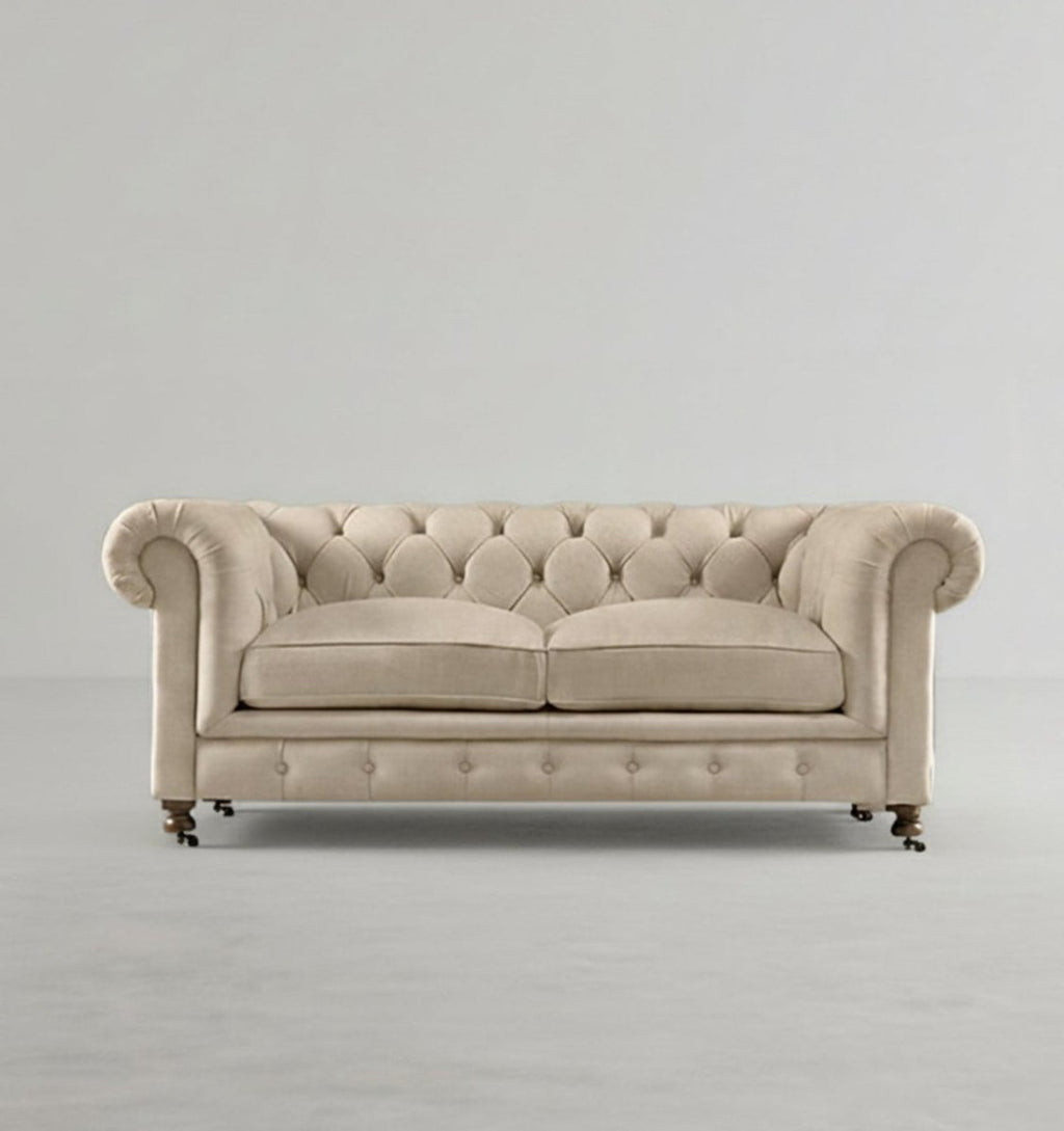 ChicComfort Two Seater Sofa, Velvet - Joe’s Haven