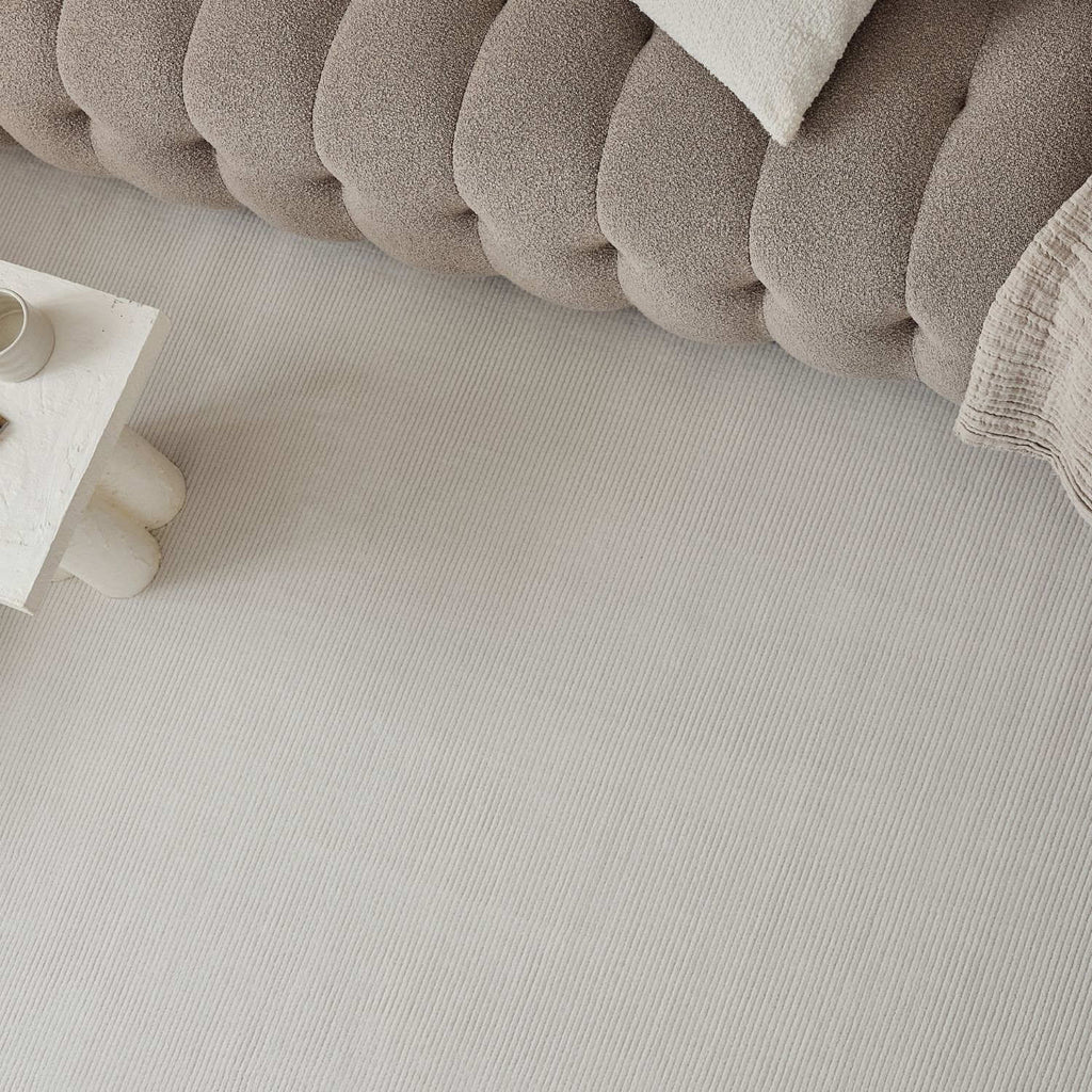 Carmel Cream Striped Rug | 6010 - Joe’s Haven