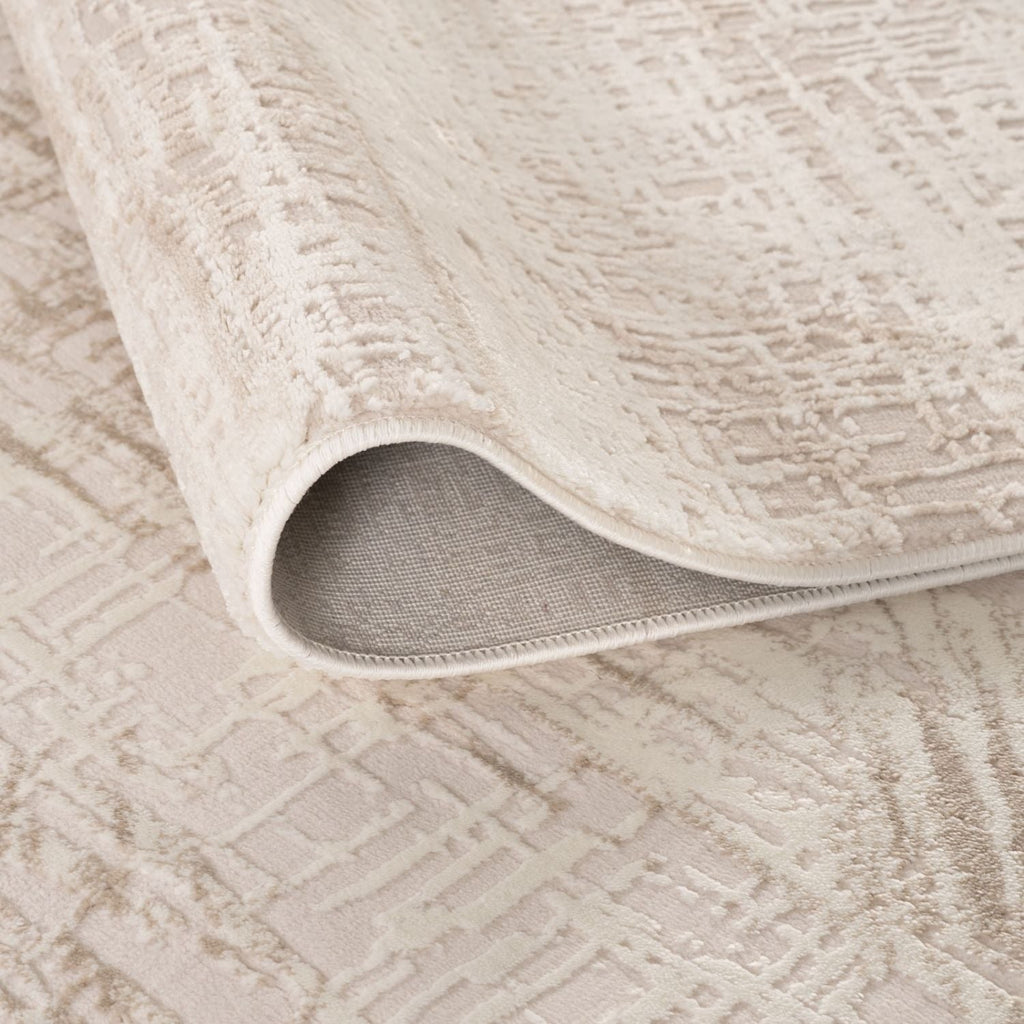 Carmel Cream-Beige Abstract Rug | 6030