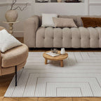 Carmel Cream-Beige Geometric Rug | 6040 - Joe’s Haven