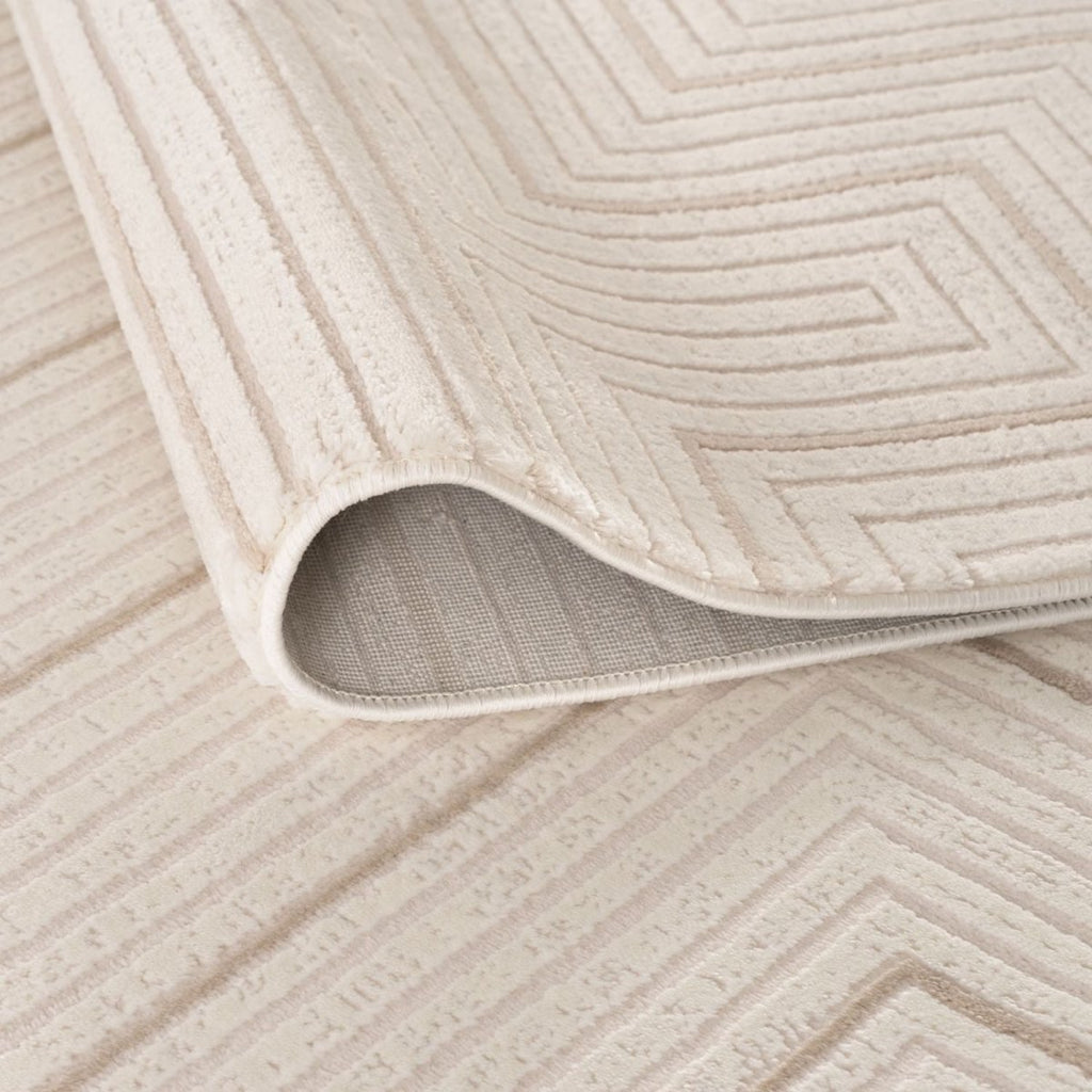 Carmel Cream-Beige Geometric Rug | 6040 - Joe’s Haven