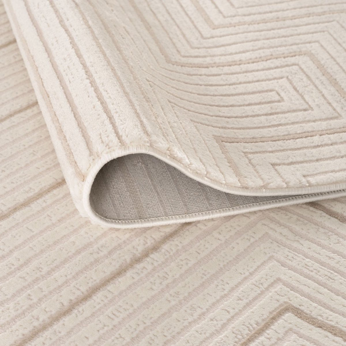 Carmel Cream-Beige Geometric Rug | 6040 - Joe’s Haven