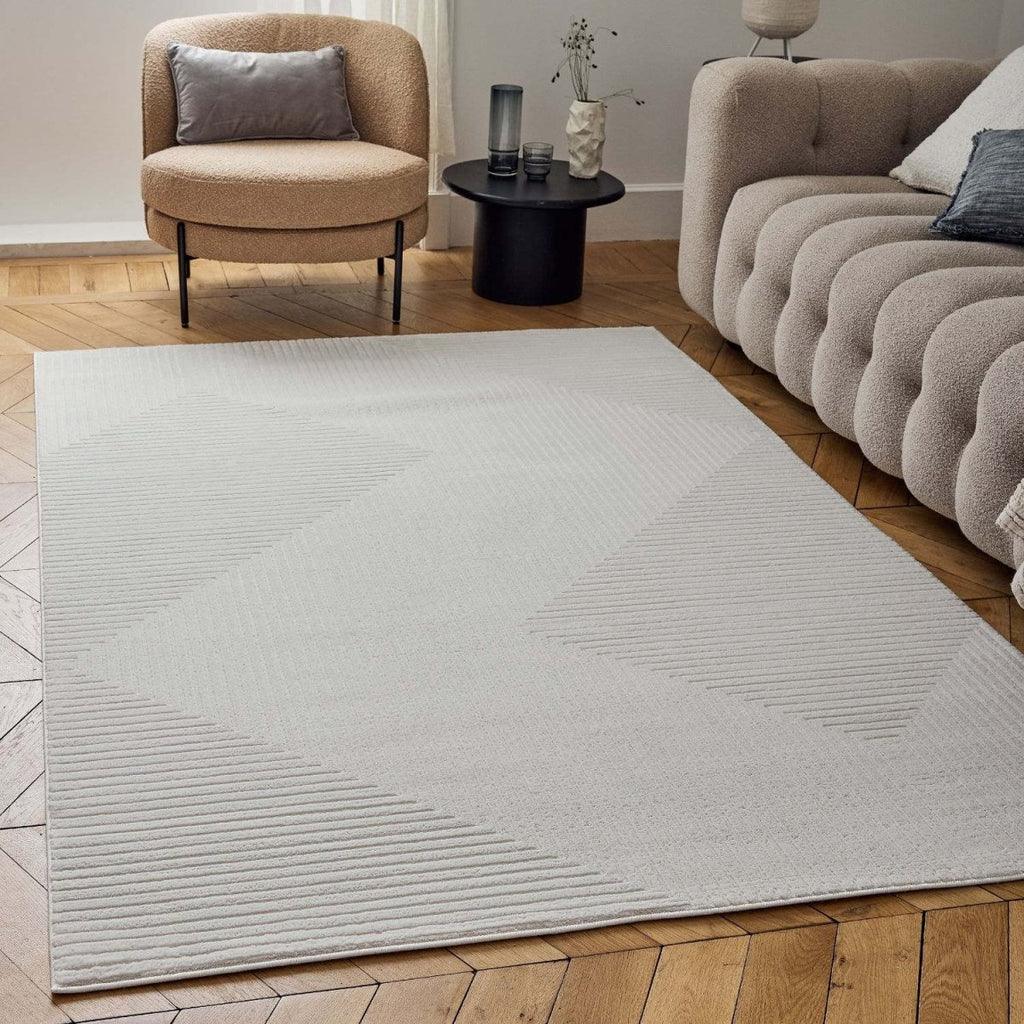 Carmel Cream Geometric Rug | 6040 - Joe’s Haven