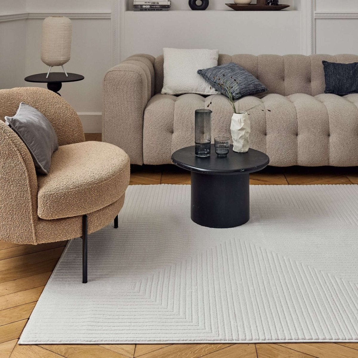 Carmel Cream Geometric Rug | 6040 - Joe’s Haven
