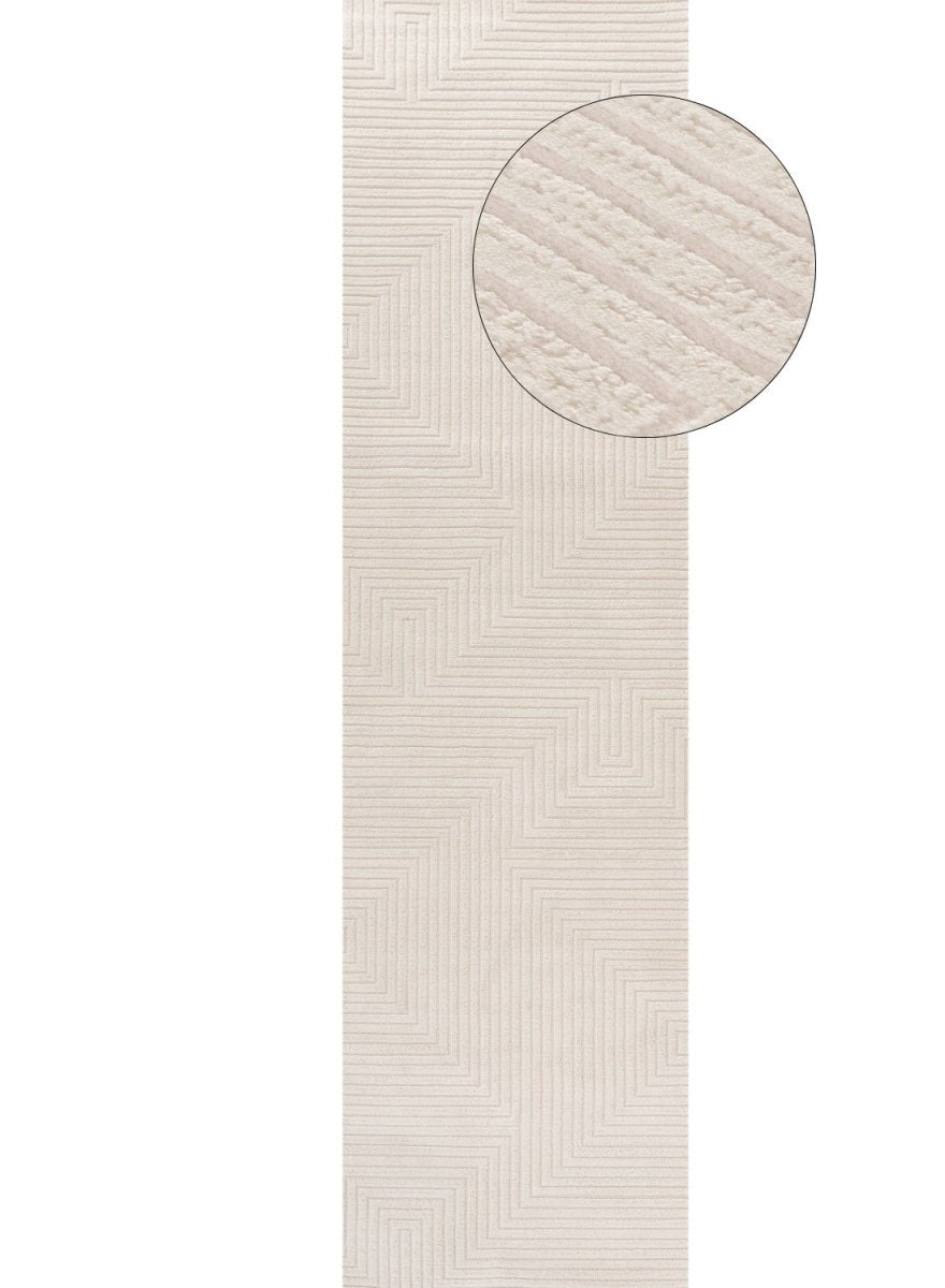Carmel Cream Geometric Rug | 6040 - Joe’s Haven
