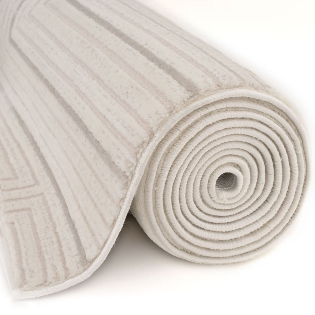 Carmel Cream-Grey Geometric Rug | 6040 - Joe’s Haven