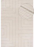 Carmel Cream - Grey Geometric Rug | 6040 - Joe’s Haven