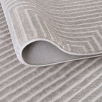 Carmel Grey-Cream Geometric Rug | 6050 - Joe’s Haven