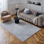 Carmel Grey-Cream Geometric Rug | 6050 - Joe’s Haven