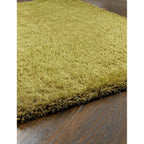 Chicago Olive Green Shaggy Rug - Joe’s Haven