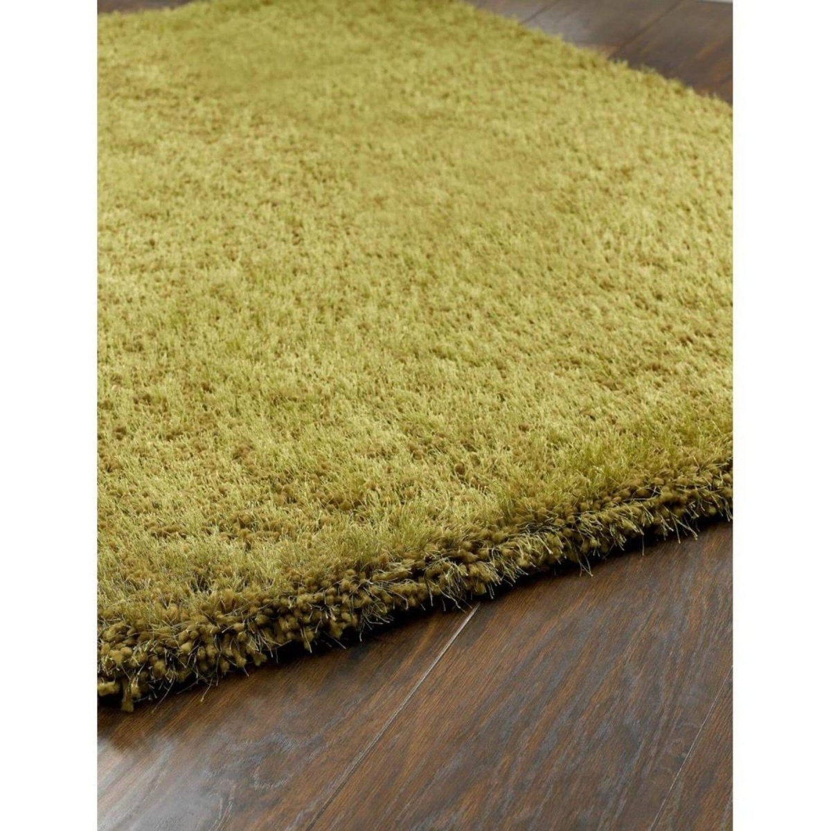 Chicago Olive Green Shaggy Rug - Joe’s Haven