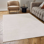 Carmel Cream-Grey Dots Rug | 6080 - Joe’s Haven