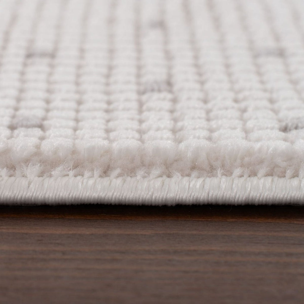 Carmel Cream-Grey Dots Rug | 6080 - Joe’s Haven