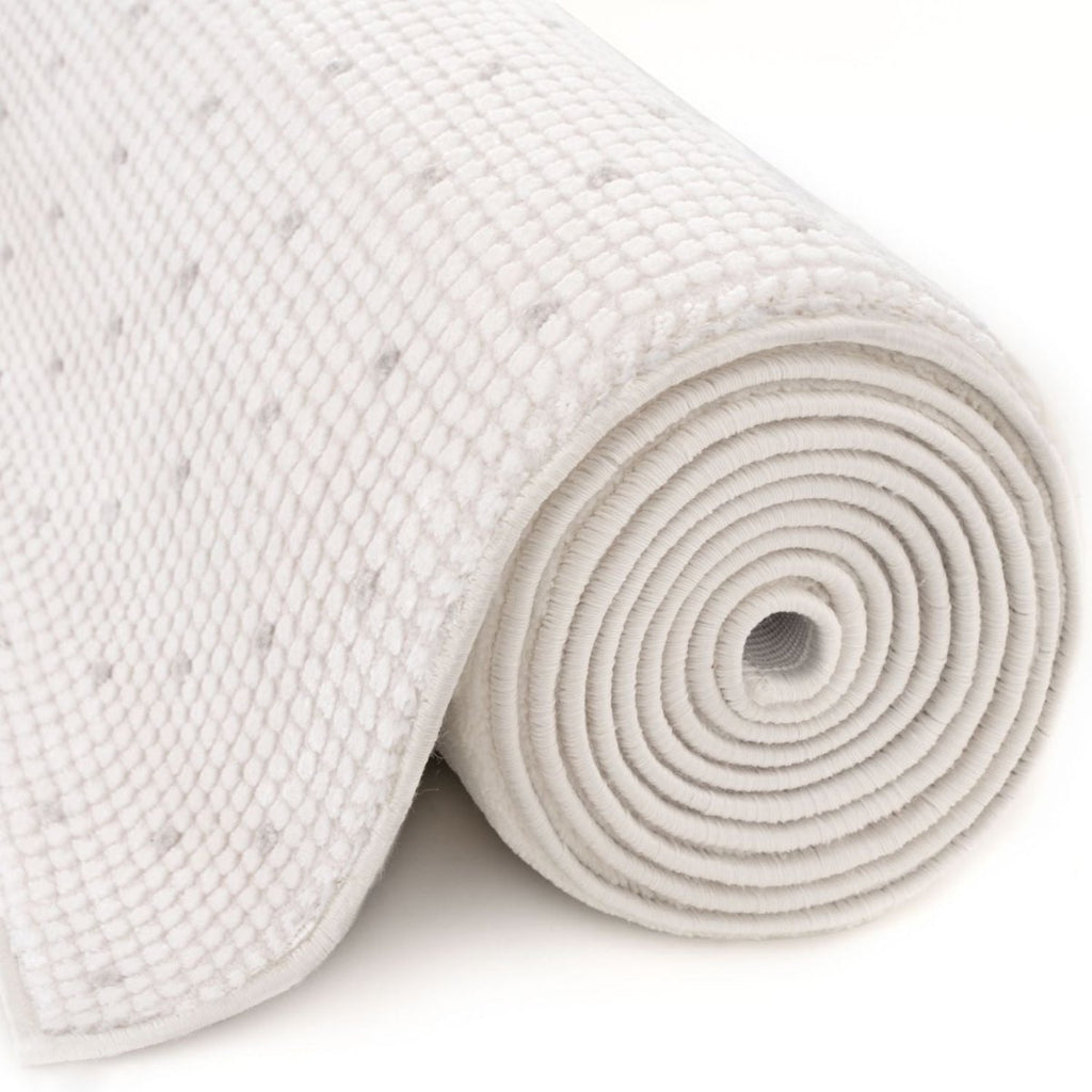 Carmel Cream-Grey Dots Rug | 6080 - Joe’s Haven
