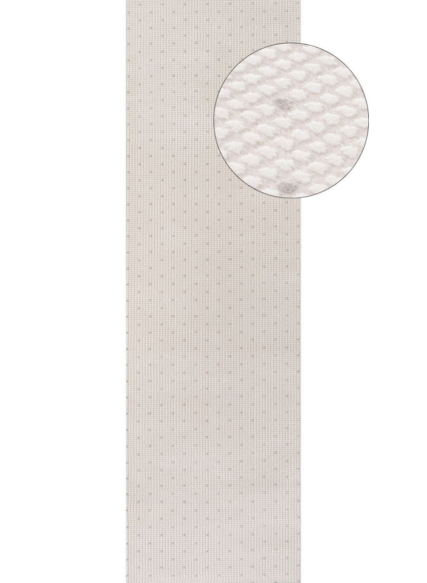 Carmel Cream-Grey Dots Rug | 6080 - Joe’s Haven