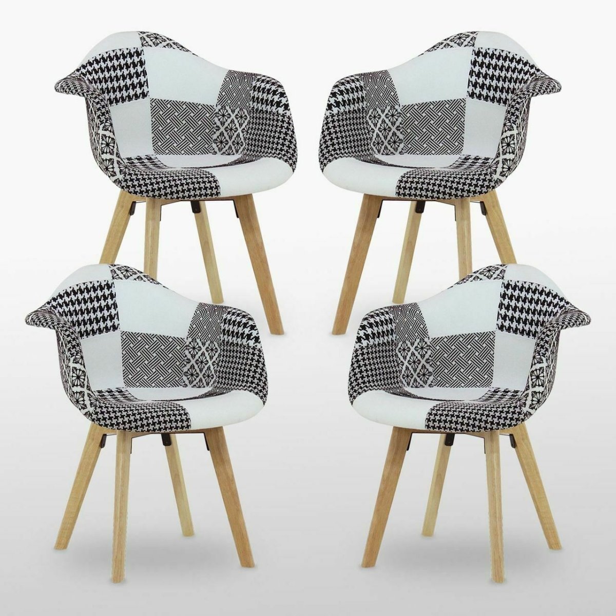 Chrono Patchwork Tub Chair - Joe’s Haven