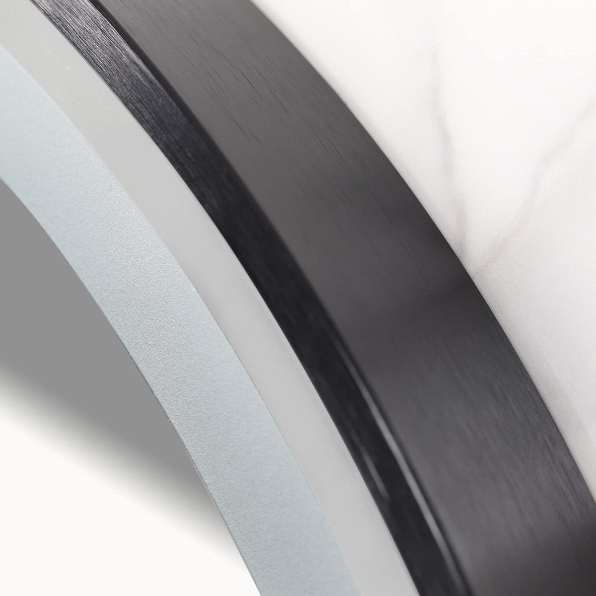 LUVODI 800x800mm Round LED Bathroom Mirror, Black Frame, Anti - Fog, Touch Sensor - Joe’s Haven