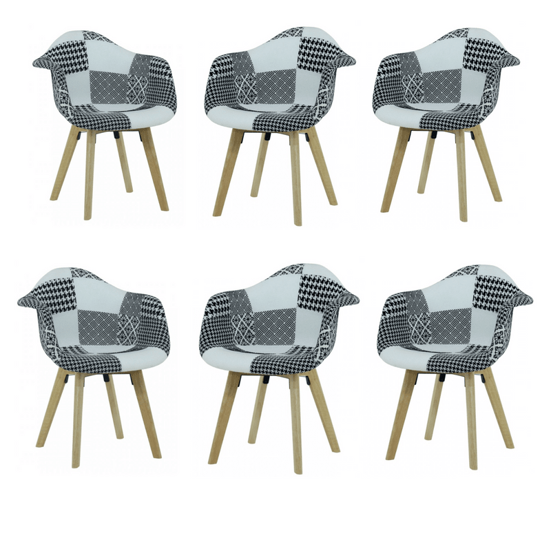 Chrono Patchwork Tub Chair - Joe’s Haven