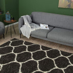 Moroccan Dark Grey Shaggy Rug | 640 - Joe’s Haven
