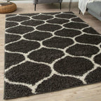 Moroccan Dark Grey Shaggy Rug | 640 - Joe’s Haven