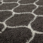 Moroccan Dark Grey Shaggy Rug | 640 - Joe’s Haven