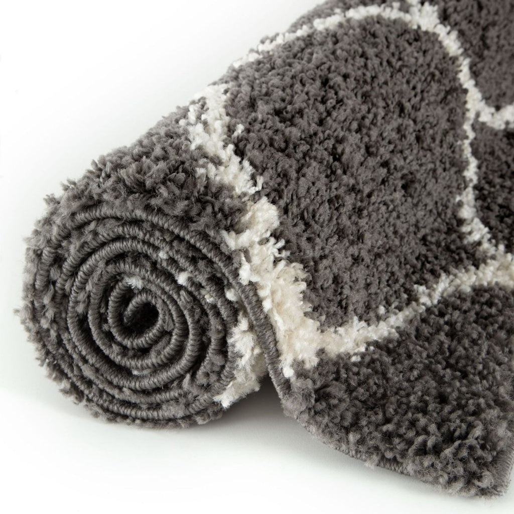 Moroccan Dark Grey Shaggy Rug | 640 - Joe’s Haven