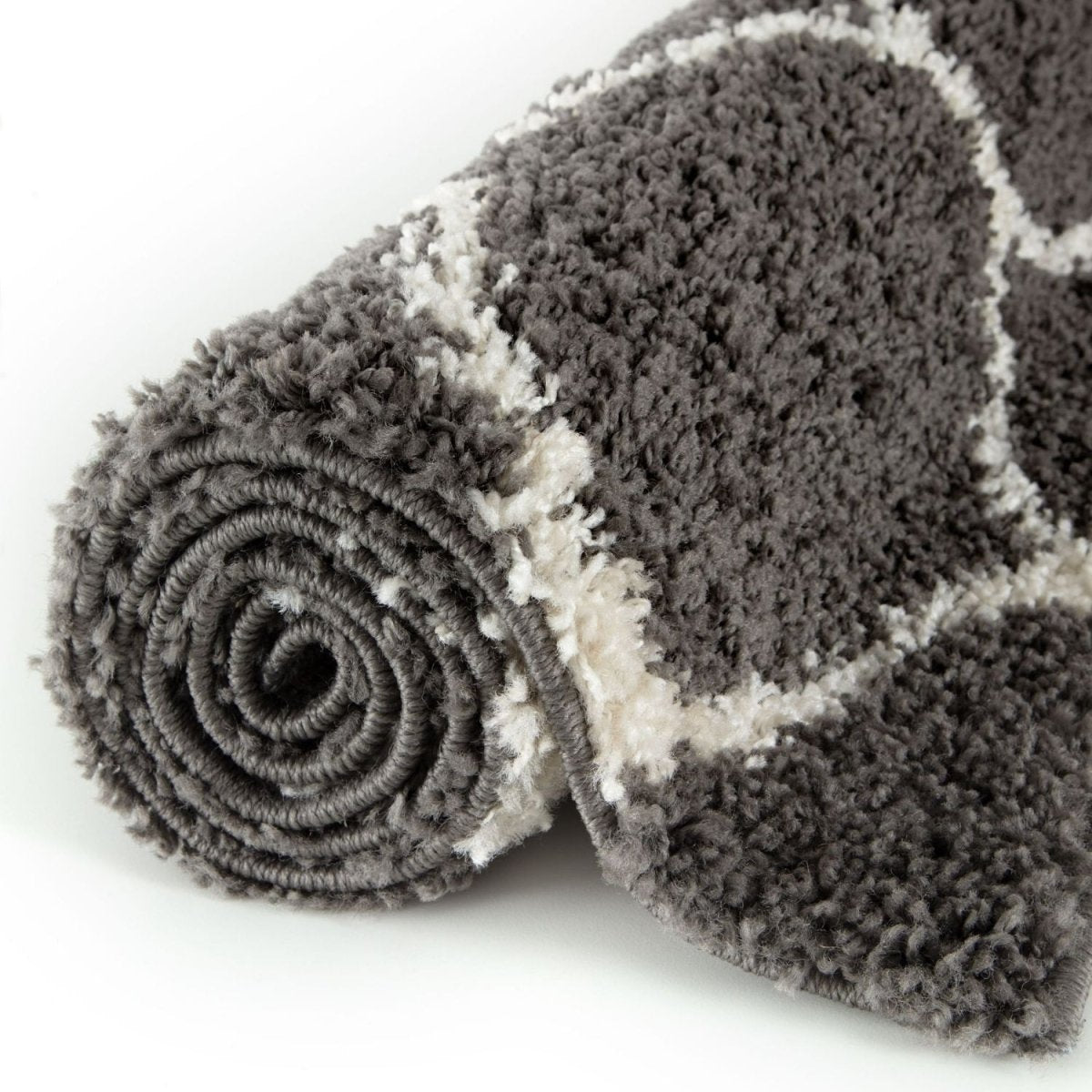 Moroccan Dark Grey Shaggy Rug | 640 - Joe’s Haven