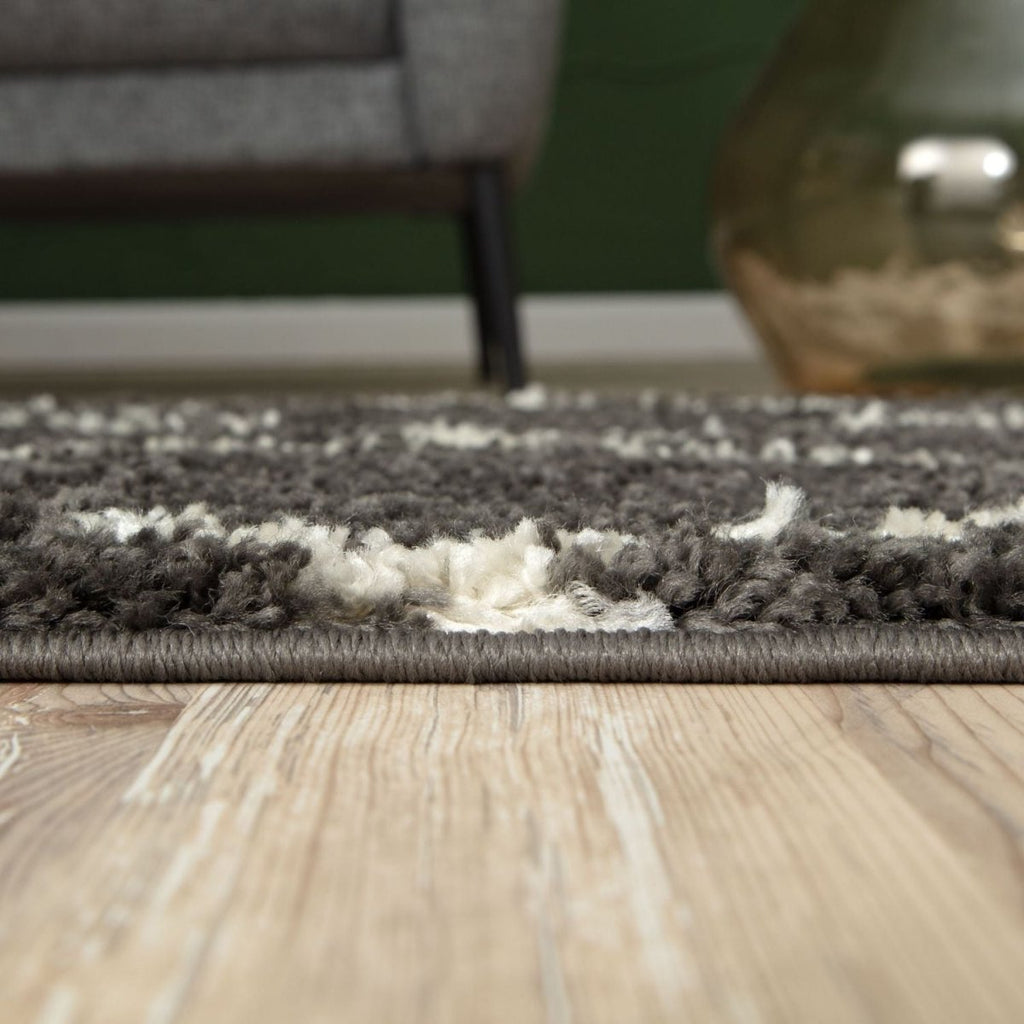 Moroccan Dark Grey Shaggy Rug | 640 - Joe’s Haven