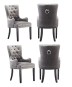 Windsor LUX Velvet Dining Chair (with armrests) - Joe’s Haven