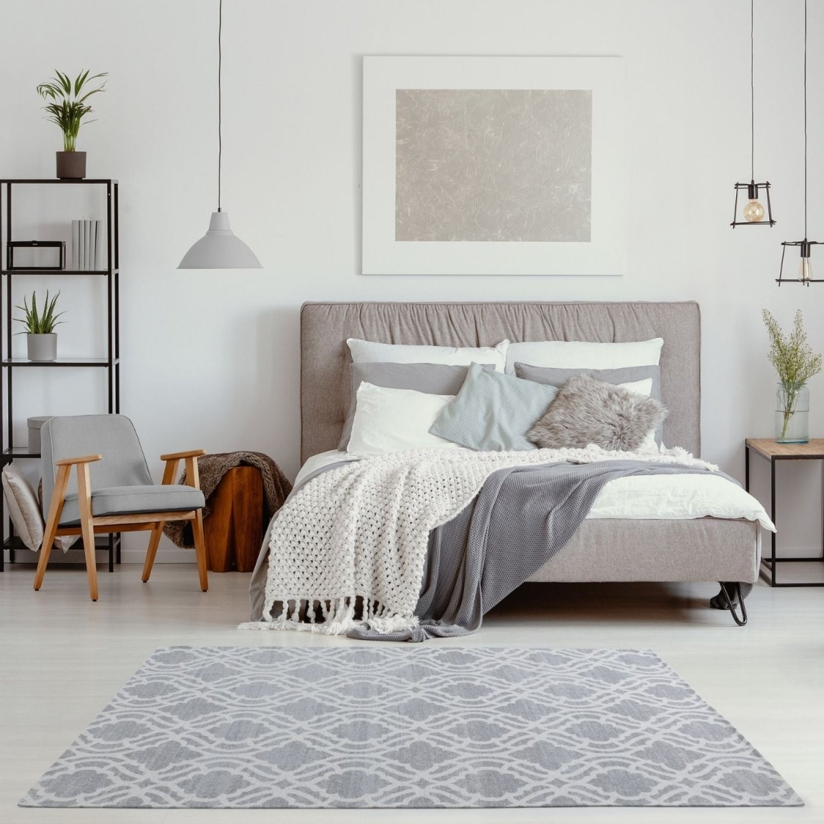 Washable Rug Carina Grey | 6901G - Joe’s Haven