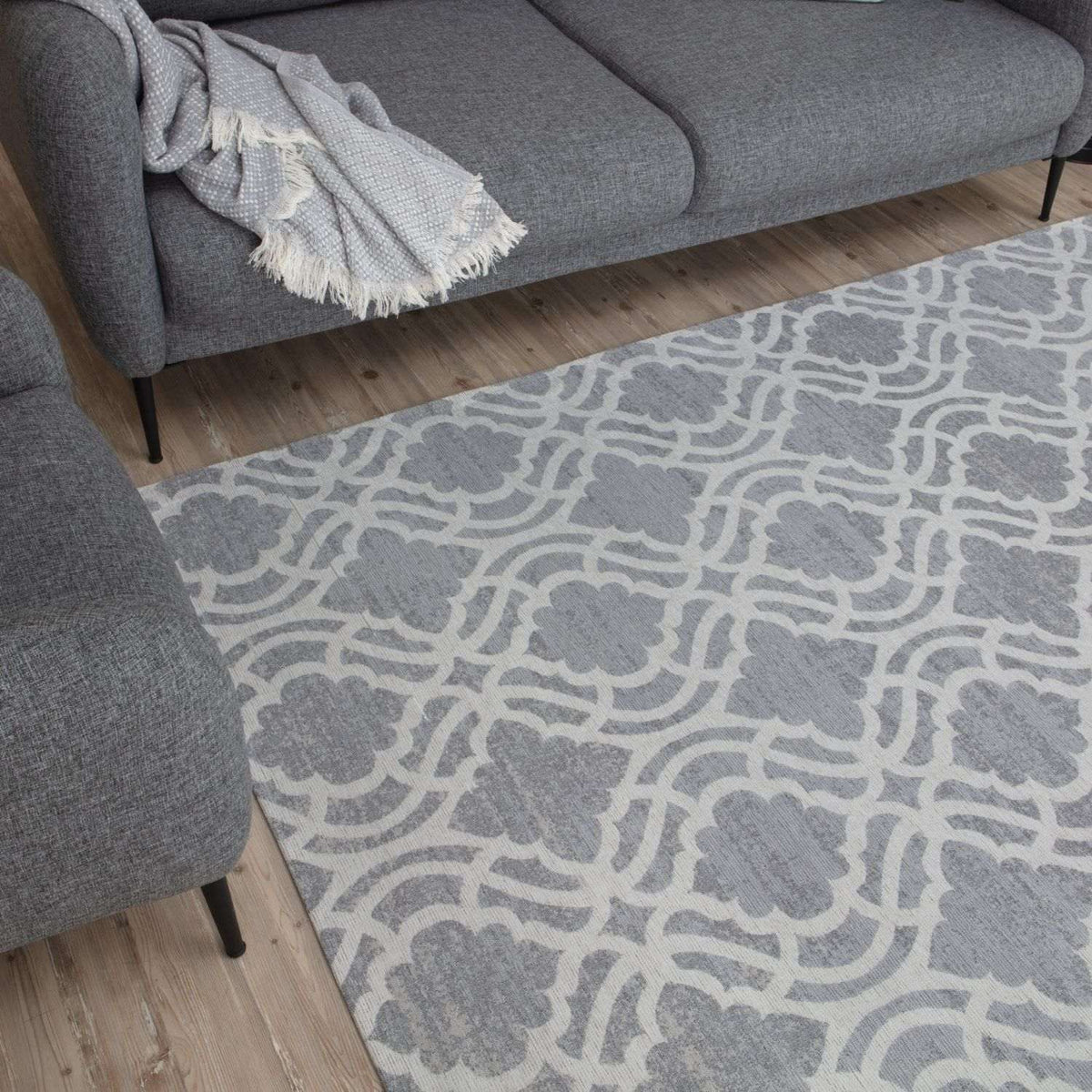Washable Rug Carina Grey | 6901G - Joe’s Haven