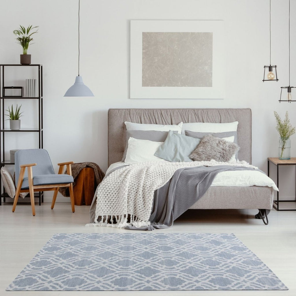 Washable Rug Carina Blue | 6903 - Joe’s Haven