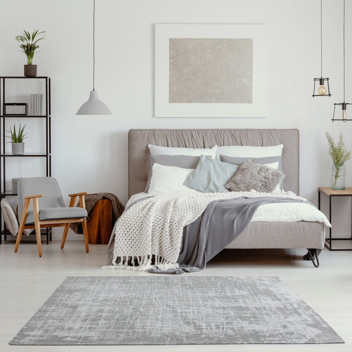 Washable Rug Carina Grey | 6921G - Joe’s Haven