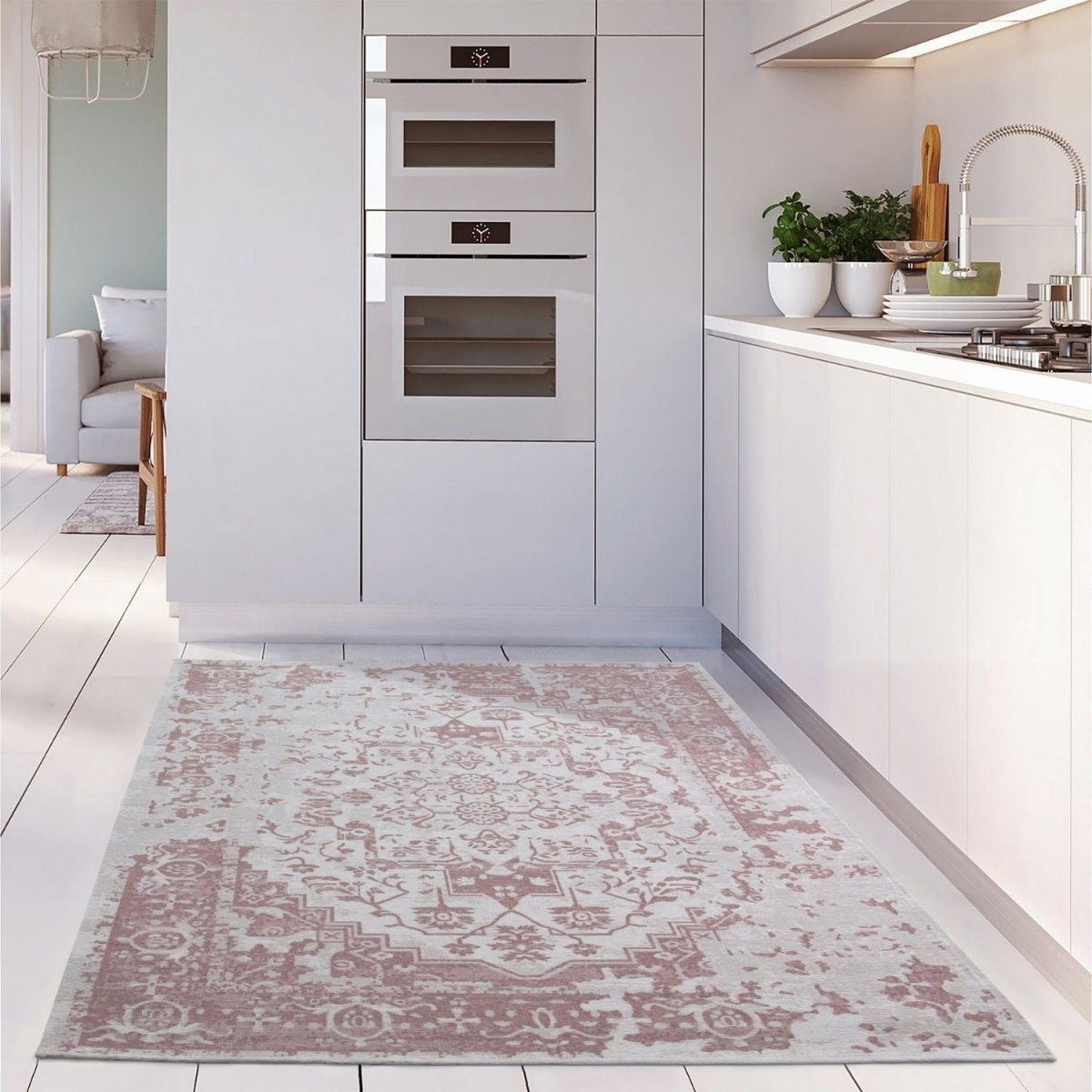 Washable Rug Carina Pink | 6962 - Joe’s Haven