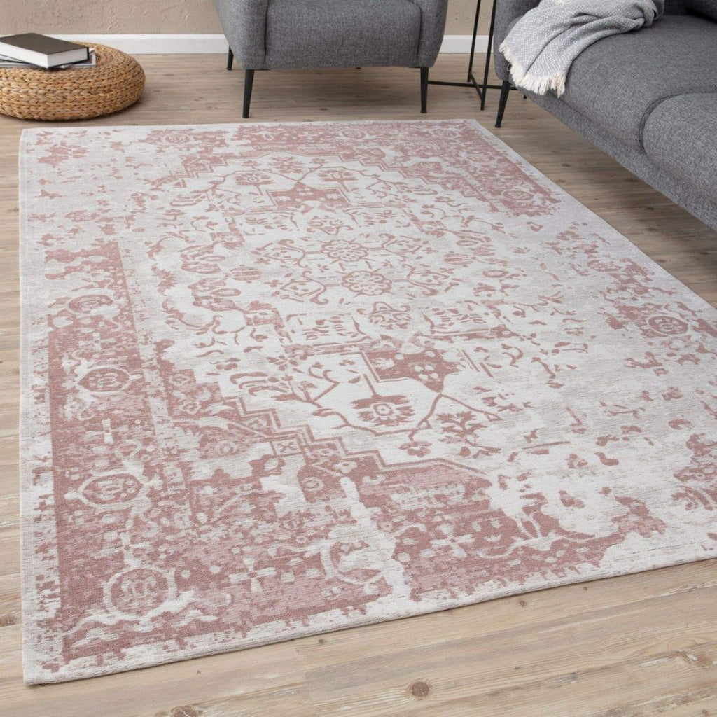 Washable Rug Carina Pink | 6962 - Joe’s Haven