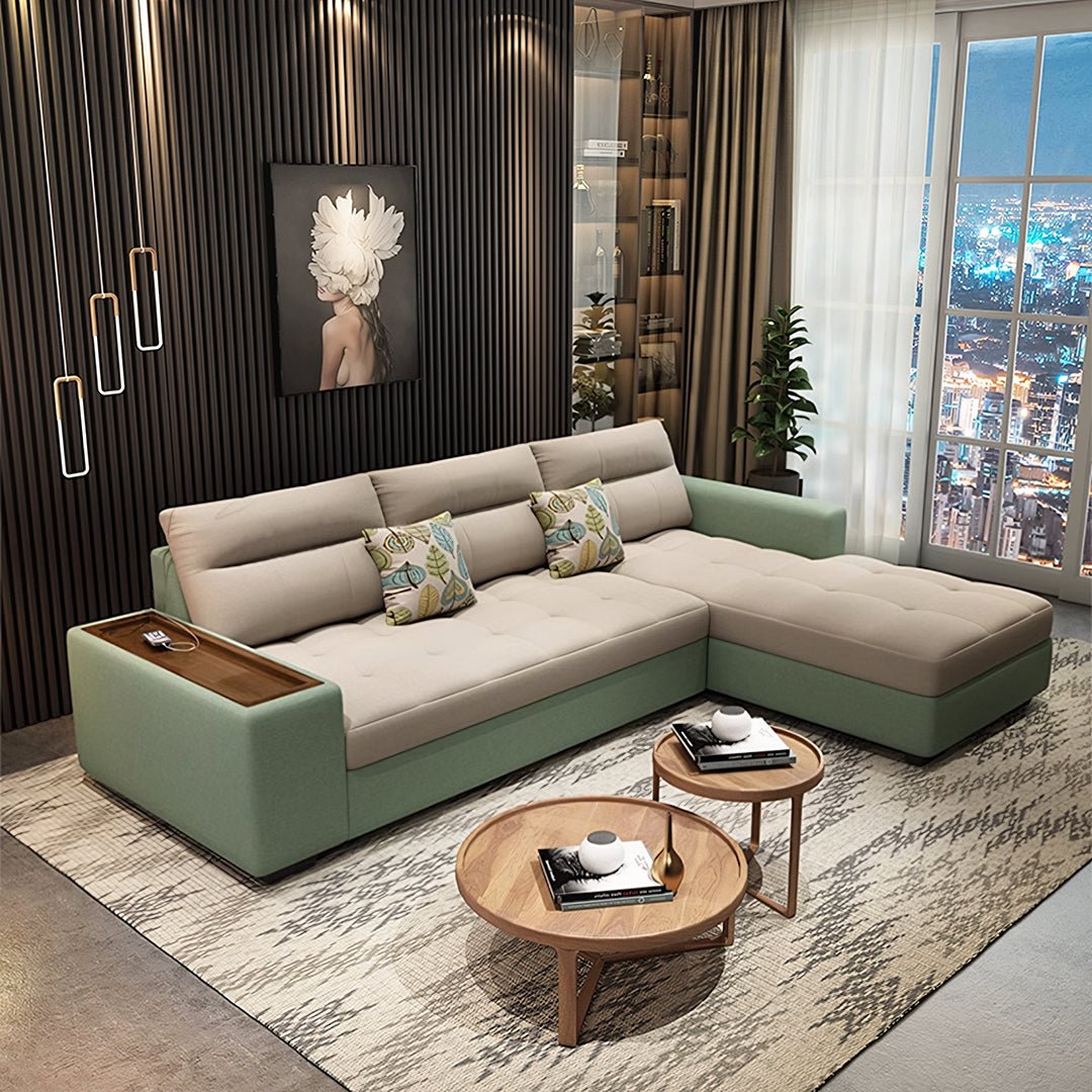Lobo Sectional Sofa With Storage, Chaise Lounge Sofa Bed - Joe’s Haven